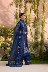 Design 4A | 3Pc Unstitched Suit Luxury Lawn By Sobia Nazir