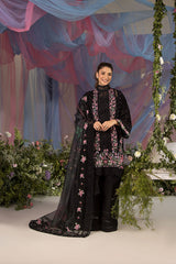 Design 4B | 3Pc Unstitched Suit Luxury Lawn By Sobia Nazir