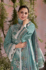 Design 5B | 3Pc Unstitched Suit Luxury Lawn By Sobia Nazir