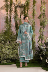 Design 5B | 3Pc Unstitched Suit Luxury Lawn By Sobia Nazir