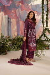 Design 6A | 3Pc Unstitched Suit Luxury Lawn By Sobia Nazir