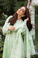 Design 7B | 3Pc Unstitched Suit Luxury Lawn By Sobia Nazir