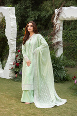 Design 7B | 3Pc Unstitched Suit Luxury Lawn By Sobia Nazir