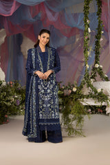 3-PC Unstitched Embroidered Luxury Lawn By Sobia Nazir | L25-8A