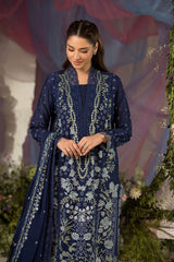 3-PC Unstitched Embroidered Luxury Lawn By Sobia Nazir | L25-8A