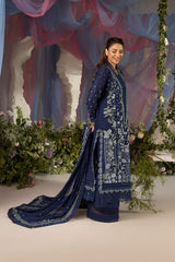 Design 8A | 3Pc Unstitched Suit Luxury Lawn By Sobia Nazir