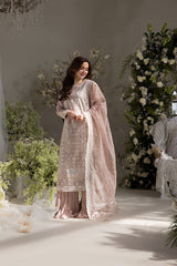 Design 9A | 3Pc Unstitched Suit Luxury Lawn By Sobia Nazir