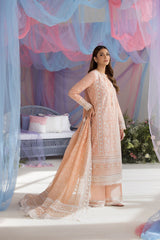 3-PC Unstitched Embroidered Luxury Lawn By Sobia Nazir | L25-9B