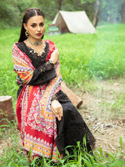 LYLAH | 3Pc Unstitched Suit Linen Winter 24 Hazel By Mahnur