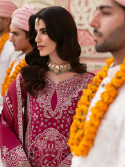 Leyla | 3Pc Unstitched Suit Luxury Lawn 25 Husn e Jahan By Mahnur