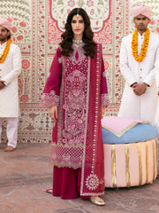 Leyla | 3Pc Unstitched Suit Luxury Lawn 25 Husn e Jahan By Mahnur