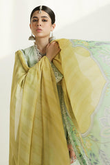 MAHI 1B | 3PC Unstitched Summer Lawn By Zara Shahjahan