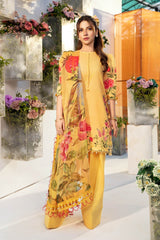 Unstitched 3-PC Printed Lawn Suit M basic By Maria B | MB-CUS25-701A