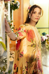 Unstitched 3-PC Printed Lawn Suit M basic By Maria B | MB-CUS25-701A