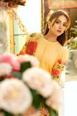 Unstitched 3-PC Printed Lawn Suit M basic By Maria B | MB-CUS25-701A