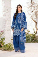 Unstitched 3-PC Printed Lawn Suit M basic By Maria B | MB-CUS25-703B