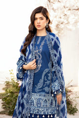 Unstitched 3-PC Printed Lawn Suit M basic By Maria B | MB-CUS25-703B