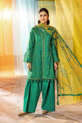 Unstitched 3-PC Printed Lawn Suit M basic By Maria B | MB-CUS25-704A