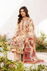 Unstitched 3-PC Printed Lawn Suit M basic By Maria B | MB-CUS25-705A