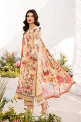 Unstitched 3-PC Printed Lawn Suit M basic By Maria B | MB-CUS25-705A