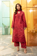 Unstitched 3-PC Printed Lawn Suit M basic By Maria B | MB-CUS25-706A