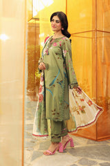 Unstitched 3-PC Printed Lawn Suit M basic By Maria B | MB-CUS25-707A