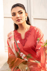 Unstitched 3-PC Printed Lawn Suit M basic By Maria B | MB-CUS25-707B