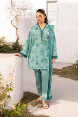 Unstitched 3-PC Printed Lawn Suit M basic By Maria B | MB-CUS25-708B