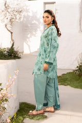 Unstitched 3-PC Printed Lawn Suit M basic By Maria B | MB-CUS25-708B