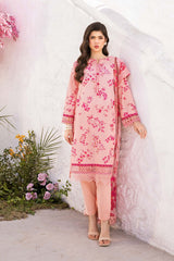 Unstitched 3-PC Printed Lawn Suit M basic By Maria B | MB-CUS25-709A