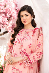 Unstitched 3-PC Printed Lawn Suit M basic By Maria B | MB-CUS25-709A