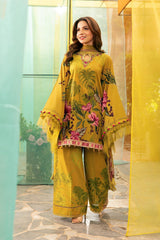 Unstitched 3-PC Printed Lawn Suit M basic By Maria B | MB-CUS25-710A