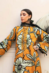 3-PC Unsititched Embroidered Lawn By Mbasics | MB-CUS25-902A