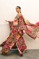 3-PC Unsititched Embroidered Lawn By Mbasics | MB-CUS25-903B