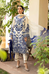 3-PC Unsititched Embroidered Lawn By Mbasics | MB-CUS25-904A