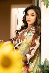 3-PC Unsititched Embroidered Lawn By Mbasics | MB-CUS25-905A