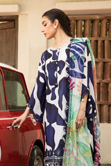 3-PC Unsititched Embroidered Lawn By Mbasics | MB-CUS25-905B