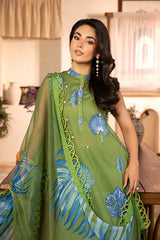3-PC Unsititched Embroidered Lawn By Mbasics | MB-CUS25-906A