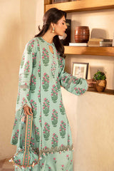 3-PC Unsititched Embroidered Lawn By Mbasics | MB-CUS25-908B
