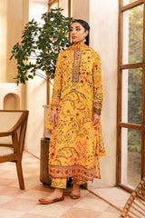 3-PC Unsititched Embroidered Lawn By Mbasics | MB-CUS25-912A