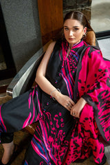 510-B | 3Pc Unstitched Printed Khaddar Suit Winter Mirage By M.Basics