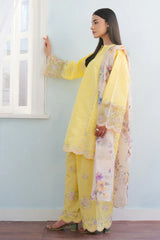 MEADOW-8A | 3Pc Unstitched Suit Embroidered Lawn 25 Coco By Zarashahjahan