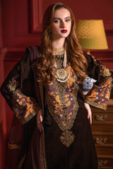 CVT4-05 | 3Pc Unstitched Premium Velvet Suit Signora By Charizma