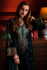 CVT4-07 | 3Pc Unstitched Premium Velvet Suit Signora By Charizma