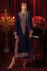 CVT4-08 | 3Pc Unstitched Premium Velvet Suit Signora By Charizma