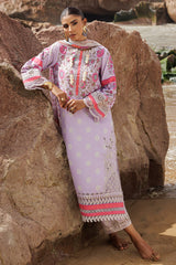 3-PC Unstitched Embroidered Lawn Rang E Bahar By Charizma | CRB5-02 A