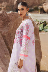 3-PC Unstitched Embroidered Lawn Rang E Bahar By Charizma | CRB5-02 A