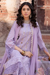 ED4-08 | 3Pc Unstitched Suit Embroidered Lawn Collection Eid Edit By Charizma