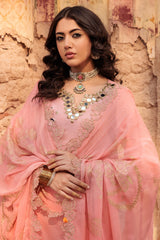ED4-07 | 3Pc Unstitched Suit Embroidered Lawn Collection Eid Edit By Charizma