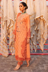 ED4-10 | 3Pc Unstitched Suit Embroidered Lawn Collection Eid Edit By Charizma